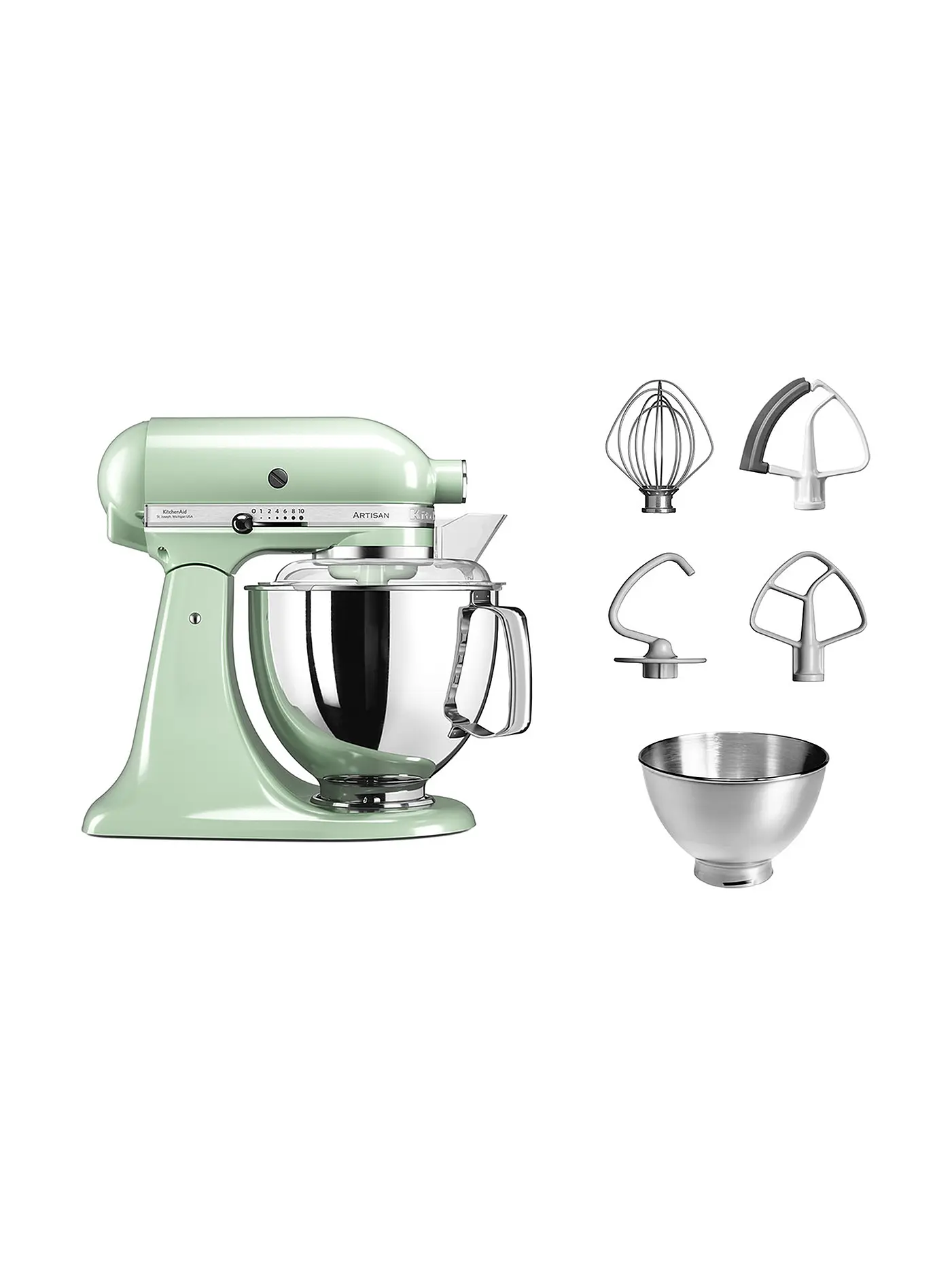 KITCHENAID | Küchenmaschine Artisan 175 4,8l 300 Watt 5KSM175PSEPT (Pistazie) | 